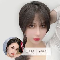 Cover white hair headdress show young wig short hair Korean womens hijab top artifact hair accessories fashion summer day thin section