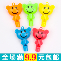 Cartoon creative cute bear toy whistle necklace children children kindergarten gift gift gift tourist souvenir