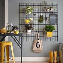 Corridor kindergarten commercial hanger room grid rack jewelry mesh frame living room wall stalls renovation photo wall clip