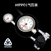 Italian origin AKUANA HIPPO 1SPG diving regulator barometer pressure gauge diving single gauge