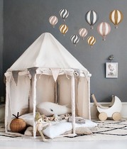 Ins Net red solid color roller blind yurt game tent Childrens House Game House Princess House Photography