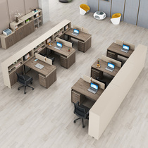 Staff Desk Chair Portfolio Brief Modern Finance Desk Staff Office 6 Persons Partition Screen Position