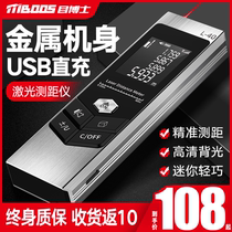 Dr Mu laser rangefinder Handheld infrared measuring ruler High precision electronic ruler Ranging measuring room instrument artifact