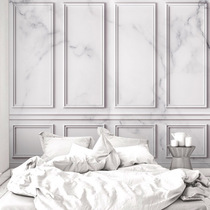 3d Method Light Lavish Plaster Wire Care Wall Panel Bedroom Bedside Hotel Decoration Buckle Plate Beauty Yard Bamboo Fiber Integrated Board