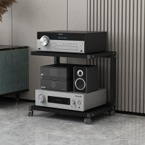 Creative power amplifier rack bile machine bracket mobile audio cabinet fever CD machine mixer equipment second floor storage rack