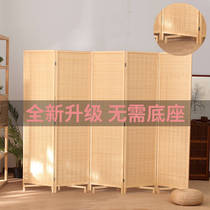 Factory direct bamboo solid wood screen partition hotel kindergarten folding screen screen office bedroom partition screen