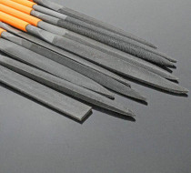 2020 file set woodworking grinding tool small frustration knife steel file metal triangle miniature shape assorted