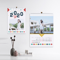 2021 wall calendar custom diy baby photo production A34K creative album large calendar enterprise to map custom