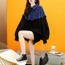 Design Sense Gestation Woman in fall Fashion necropolis woman in the middle of 2021 new pregnant woman blouses spring and autumn flood and spicy mother