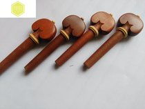 Violin string button handle 4 4 high-grade jujube wood piano string shaft handle shaft 4 set of violin accessories knobs