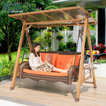 Mojia Outdoor Autumn Thousands Outdoor Courtyard Garden Terrace Open-air Suspension Chair Vine Chair Aluminum Alloy Biathlon Solar swing