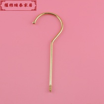 Non-slip durable white practical clothing store hanger hook wooden hanger hook Special wooden hook clothes hang