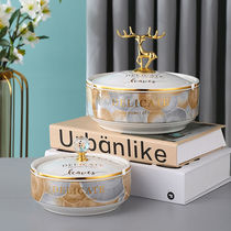 Ashtrays Advanced senses home living room Trend with cover anti-fly ash cute teenage girl funnel light extravagant and upscale smoke-proof