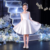 Childrens dress female princess dress Flower Girl Wedding high-end foreign girl puffy gauze Piano Girl costume summer