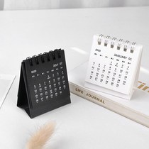 2020 mini small desk calendar Simple ins wind can tear and turn pages Student dormitory desktop decoration small calendar