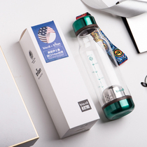 bianli carp water cup tea compartment tritan plastic high temperature sealed energy Cup outdoor travel sports pot