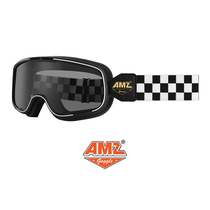 AMZ pull helmet wind mirror motorcycle full helmet Harley off-road goggles riding sunscreen locomotive 3 4 helmet glasses