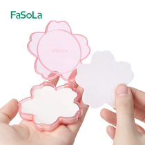 FaSoLa cherry blossom soap chips travel portable hand wash soap disposable travel small soap paper foam rich