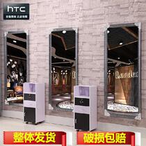 Hairdressing mirror barbershop luminous beauty single-sided hairdressing custom retro stable fitting mirror led lamp multi-color