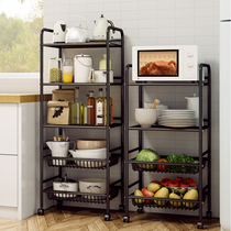 Kitchen basket storage rack for fruit and vegetable shelves
