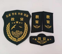 Student Training Instructor arm Chapter Three sets of Chief Instructor Team Captain Dingding to Chest Badge