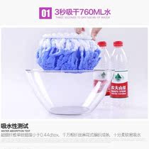 (1-10pcs)Thickened and enlarged universal suction rotating head Cotton head replacement drag head Bucket head mop