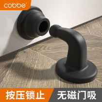 Cabbédoor Suction Silicone Anti-Banging Door Bumper-Free Suction Buffer Muted Security Door Stopper Toilet Wall Suction door
