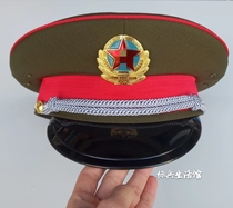 Retired Type 87 Lu Wei Guan class Fan Li Ding wool big eave hat Army green big cap performance hat collection