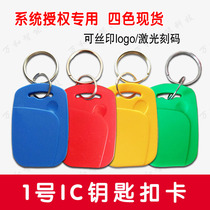 1 IC keychain card M1 card Fudan chip card elevator access card property authorized card charging parking card