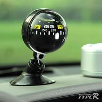 TYPER car supplies car compass suction cup 360-degree rotating car guide ball car compass