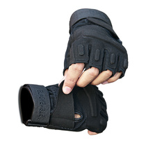Shield Lang anti-skid semi-finger tactical special forces gloves Sports military fans outdoor riding combat summer and autumn gloves wear-resistant