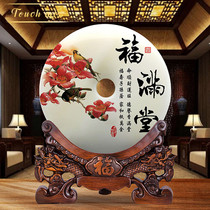 Touch Miss safe buckle jade ornaments TV cabinet porch desk decorations can be customized housewarming gifts