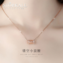 Small waist necklace female choker 2021 New Tide niche design sense simple temperament pendant birthday gift