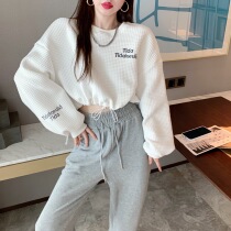 Hong Kong flavor short clothes women tide ins2021 autumn new long sleeve high waist small man loose waist coat coat