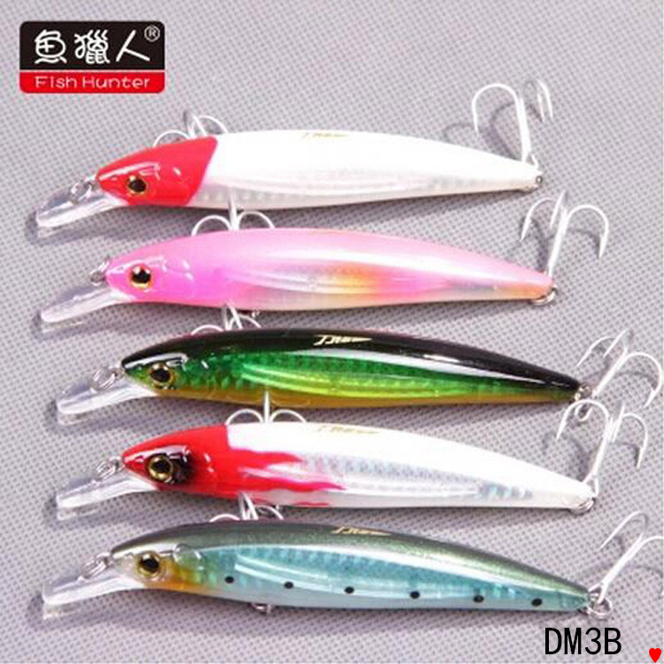 Fish Hunter Knife Series Mino DM3B Lua Bait 100mm 14.5g snorkeling depth 2m hard bait bait