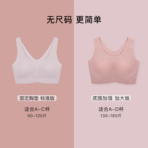 (Weiya recommended) No size no disassembly breast pad upgraded version of the bra increased the bottom circumference to strengthen the non-steel underwear women