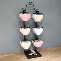 Lingerie display rack floor against the wall clothing store hanging underwear floor-to-ceiling shopping mall shorts bra display rack