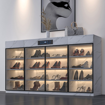 Shoe cabinet home door intelligent disinfection and deodorization household large-capacity porch cabinet entrance living room integrated wall Net Red