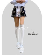 South Korea Direct mail Hutony Golf splicing over knee bottom pants Even pants socks light leg anti-hook silk sunscreen