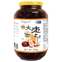 Honey jujube tea 1 15kg Korean original imported tongue world Honey Jujube sauce drinking fruit tea milk tea juice