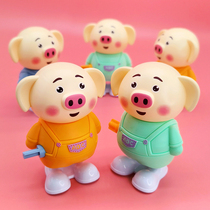 Clockwork Toys jumping seagrass pig simulation small animals cute baby boys and girls learn to climb 1-3 years old toys