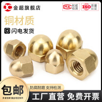 Copper cap nut copper household decorative cap copper cover female copper cap nut GB923 M3M4M5M6M8-M20