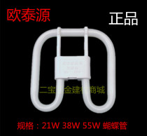 Butterfly-shaped tube 2D-21w-38w-55w square ring H-type ceiling lamp ballast 2d energy-saving fluorescent lamp