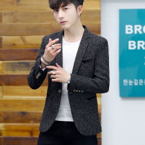 Mens suit spring and autumn 2021 New Korean version of small suit jacket youth slim trend single west wild coat