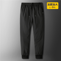 Dad down pants mens winter 2020 new light wear casual pants middle-aged and elderly warm cotton pants size