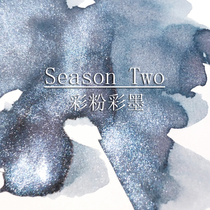 Ghost uncles color pink color ink second season hand-made ink self-adjusting gold powder pen gradient flash powder pen ink