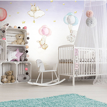  Grammy wallpaper wall cloth household bedroom modern minimalist style childrens room Cute Song Dolaimi