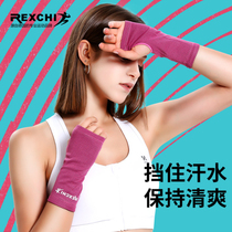 Summer Ice Silk Sports wristband men and womens tide thin riding running fitness badminton sweat absorption and ventilation