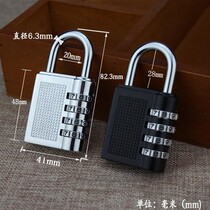 Metal zinc alloy combination lock 3 4 place gym safety padlock locker lock long beam luggage New