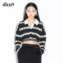 Zhou Winter Rain with the same dzzit ground vegan 2021 autumn special cabinet new knitted jacquard headshirt female 3D3E4096A